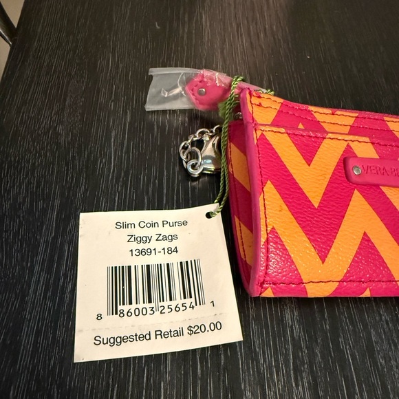 Vera Bradley Slim Coin Purse Ziggy Zags NWT - Picture 4 of 4